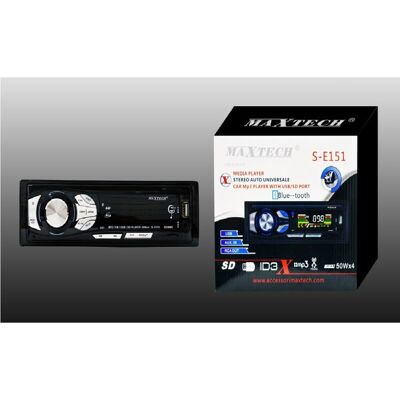 TRADE SHOP TRAESIO Trade Shop - Autoradio Auto Usb Mp3 Aux Stereo Bluetooth Radio Fm Ingresso Sd 50 Watt X 4 - TRADE SHOP TRAESIO Trade Shop - Autoradio Auto Usb Mp3 Aux Stereo Bluetooth Radio Fm Ingresso Sd 50 Watt X 4 -