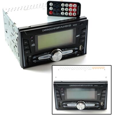 TRADE SHOP TRAESIO Trade Shop - Autoradio Doble Din Usb Sd Fm Mp3 Aux 25wx4 Sd Reproductor Mp3-9002 - TRADE SHOP TRAESIO Trade Shop - Autoradio Doble Din Usb Sd Fm Mp3 Aux 25wx4 Sd Reproductor Mp3-9002 -