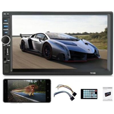 TRADE SHOP TRAESIO Trade Shop - Bluetooth Radio Coche 7" 2 Din Pantalla Táctil Estéreo Mp5 Mp3 Reproductor Multimedia 7018b - TRADE SHOP TRAESIO Trade Shop - Bluetooth Radio Coche 7" 2 Din Pantalla Táctil Estéreo Mp5 Mp3 Reproductor Multimedia 7018b -