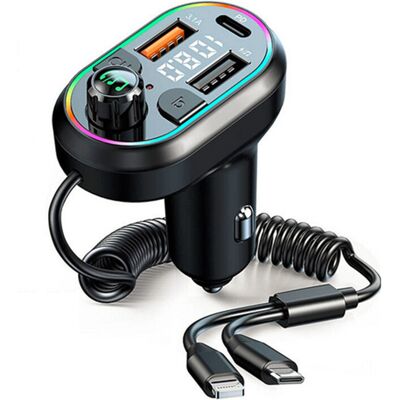 OEM Transmisor Fm Bluetooth Para Coche, Reproductor Mp3, Kit Manos Libres, Adaptador De Radio Con Cargador Usb OEM Transmisor Fm Bluetooth Para Coche, Reproductor Mp3, Kit Manos Libres, Adaptador De Radio Con Cargador Usb