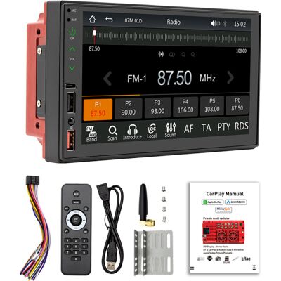 IROVAMI Reproductor De Audio Y Vídeo Para Coche, Mp5, Bluetooth, Multilingüe, De 7 Pulgadas, Con Pantalla Táctil Y Radio Multimedia. IROVAMI Reproductor De Audio Y Vídeo Para Coche, Mp5, Bluetooth, Multilingüe, De 7 Pulgadas, Con Pantalla Táctil Y Radio Multimedia.
