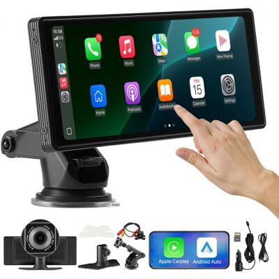 OEM Estéreo Inalámbrico A Coche, Radio Portátil Hd Con Pantalla Táctil, Apple Carplay Y Android Auto, Pantalla Carplay Con Cámaras Delantera Y Trasera, Control Voz, Bluetooth Y Navegación Gps OEM Estéreo Inalámbrico A Coche, Radio Portátil Hd Con Pantalla Táctil, Apple Carplay Y Android Auto, Pantalla Carplay Con Cámaras Delantera Y Trasera, Control Voz, Bluetooth Y Navegación Gps