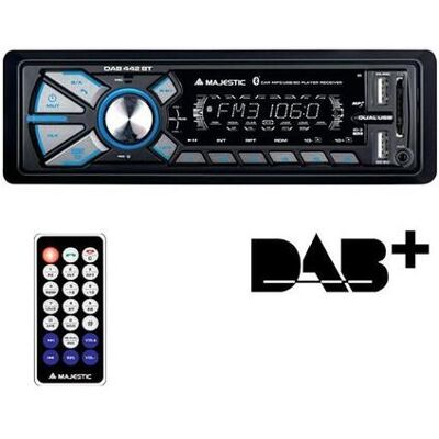New Majestic Dab-442 Bt Receptor Multimedia Para Coche Negro 180 W Bluetooth New Majestic Dab-442 Bt Receptor Multimedia Para Coche Negro 180 W Bluetooth
