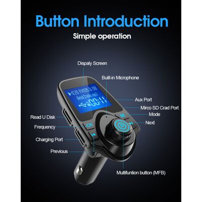 OEM Reproductor Mp3 Manos Libres Bluetooth De Pantalla Grande Para Coche, Sin Pérdidas, Con Navegación Audiovisual Y Transmisor Fm. OEM Reproductor Mp3 Manos Libres Bluetooth De Pantalla Grande Para Coche, Sin Pérdidas, Con Navegación Audiovisual Y Transmisor Fm.