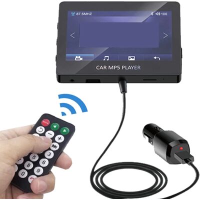 KEABBA Reproductor De Música Mp5 Con Bluetooth 5.0, Transmisor Fm, Compatible Con Disco Tf/usb, Con Control Remoto, Reproductor Multimedia Para El Coche KEABBA Reproductor De Música Mp5 Con Bluetooth 5.0, Transmisor Fm, Compatible Con Disco Tf/usb, Con Control Remoto, Reproductor Multimedia Para El Coche