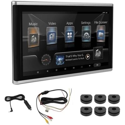 DPZO Reproductor De Dvd Portátil Para Coche De 9 Pulgadas Con Resolución 4k, Reposacabezas Integrado, Wifi, Bluetooth, Pantalla Táctil, Mp3, Mp4, Wma, Avi Y Monitor Multimedia Digital. DPZO Reproductor De Dvd Portátil Para Coche De 9 Pulgadas Con Resolución 4k, Reposacabezas Integrado, Wifi, Bluetooth, Pantalla Táctil, Mp3, Mp4, Wma, Avi Y Monitor Multimedia Digital.