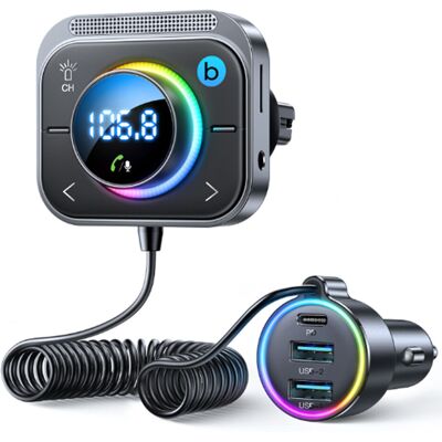 OEM Transmisor Fm Bluetooth Para Radio De Coche, Cargador Rápido Usb, Reproductor Mp3 Manos Libres OEM Transmisor Fm Bluetooth Para Radio De Coche, Cargador Rápido Usb, Reproductor Mp3 Manos Libres