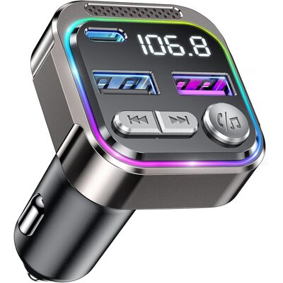 OEM Transmisor Fm Bluetooth Para Coche, Radio De Música Para Coche Con Encendedor De Cigarrillos Usb C Qc Pd 36w, Receptor Manos Libres Para Parrot Sin Necesidad De Instalación, Reproductor De Mp3, Acceso OEM Transmisor Fm Bluetooth Para Coche, Radio De Música Para Coche Con Encendedor De Cigarrillos Usb C Qc Pd 36w, Receptor Manos Libres Para Parrot Sin Necesidad De Instalación, Reproductor De Mp3, Acceso