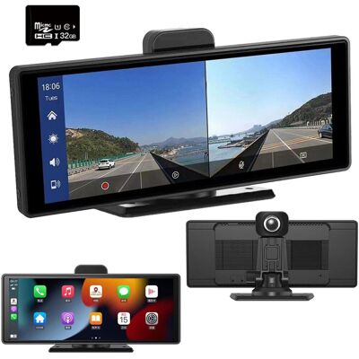 OEM Receptor Estéreo Para Automóvil De 10", Pantalla Táctil Hd 1080p, Reproductor Multimedia Inalámbrico Bluetooth, Android Carplay, Wifi/am/fm/mirror Link Para Android/ios, Dvr Frontal/cámara Trasera Ahd OEM Receptor Estéreo Para Automóvil De 10", Pantalla Táctil Hd 1080p, Reproductor Multimedia Inalámbrico Bluetooth, Android Carplay, Wifi/am/fm/mirror Link Para Android/ios, Dvr Frontal/cámara Trasera Ahd