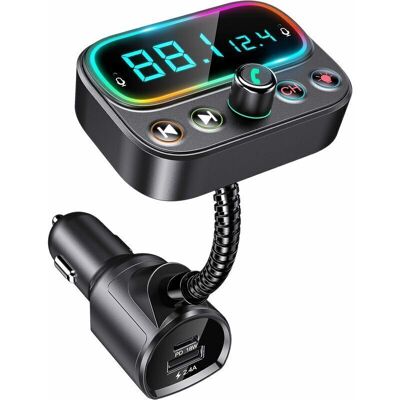 OEM Transmisor Fm Bluetooth Para Coche Con Micrófonos Duales, Puerto Usb Qc3.0 Y Función De Encendido/apagado Integrada: Kit Manos Libres Inalámbrico. OEM Transmisor Fm Bluetooth Para Coche Con Micrófonos Duales, Puerto Usb Qc3.0 Y Función De Encendido/apagado Integrada: Kit Manos Libres Inalámbrico.
