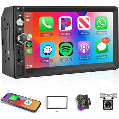 OEM Autorradio Android Carplay Inalámbrico 2 Din, Pantalla Hd De 7 Pulgadas Con Bluetooth/mirror Link/usb/aux/radio Fm + Cámara De Visión Trasera OEM Autorradio Android Carplay Inalámbrico 2 Din, Pantalla Hd De 7 Pulgadas Con Bluetooth/mirror Link/usb/aux/radio Fm + Cámara De Visión Trasera
