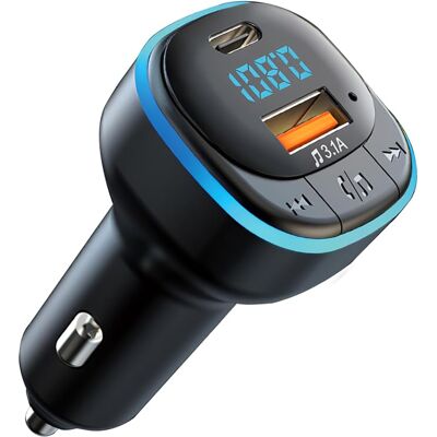 OEM Transmisor Fm Bluetooth 5.0 Para Coche, Cargador De Reproductor De Audio Mp3, Luz Led Manos Libres Bluetooth, Llamadas Manos Libres OEM Transmisor Fm Bluetooth 5.0 Para Coche, Cargador De Reproductor De Audio Mp3, Luz Led Manos Libres Bluetooth, Llamadas Manos Libres