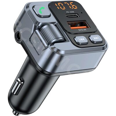 OEM Transmisor Fm Bluetooth, Reproductor Mp3 Para Coche, Cargador Usb Pd, Carga Rápida, Entrada Auxiliar Manos Libres. OEM Transmisor Fm Bluetooth, Reproductor Mp3 Para Coche, Cargador Usb Pd, Carga Rápida, Entrada Auxiliar Manos Libres.