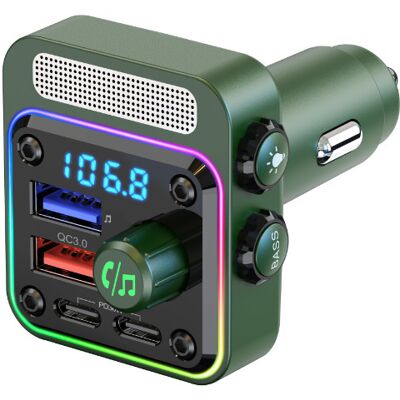 OEM Transmisor Fm Bluetooth Para Coche, Adaptador De Carga Rápida Usb, Reproductor Mp3, Kit Manos Libres OEM Transmisor Fm Bluetooth Para Coche, Adaptador De Carga Rápida Usb, Reproductor Mp3, Kit Manos Libres