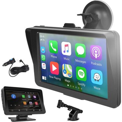 OEM Pantalla Portátil Inalámbrica Carplay Android Auto, Airplay/mirror Link Inalámbrico Bluetooth Radio Para Coche Manos Libres Pantalla Táctil De 7 Pulgadas Receptor De Radio Fm Para Coche Monitor Compat OEM Pantalla Portátil Inalámbrica Carplay Android Auto, Airplay/mirror Link Inalámbrico Bluetooth Radio Para Coche Manos Libres Pantalla Táctil De 7 Pulgadas Receptor De Radio Fm Para Coche Monitor Compat