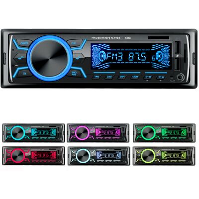 OEM Radio Para Coche Pioneer Con Bluetooth, 1 Din, 4 X 60 W, 7 Colores, Fm, Estéreo, Reproductor Usb/sd/aux/eq/mp3. OEM Radio Para Coche Pioneer Con Bluetooth, 1 Din, 4 X 60 W, 7 Colores, Fm, Estéreo, Reproductor Usb/sd/aux/eq/mp3.