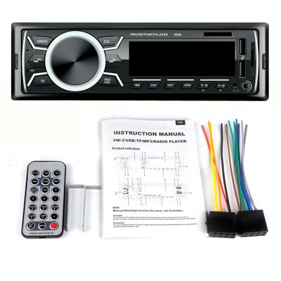 Bebusingoto Radio Para Coche Con Bluetooth, Radio 1din, 4 Unidades De 60 W, 7 Colores, Fm, Estéreo, Reproductor Usb/sd/aux/eq/mp3, Pioneer Bebusingoto Radio Para Coche Con Bluetooth, Radio 1din, 4 Unidades De 60 W, 7 Colores, Fm, Estéreo, Reproductor Usb/sd/aux/eq/mp3, Pioneer