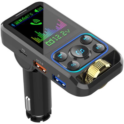 OEM Kit Manos Libres Bluetooth 5.3 Para Radio De Coche Fm Con Reproductor De Mp3 Y Cargador Rápido. OEM Kit Manos Libres Bluetooth 5.3 Para Radio De Coche Fm Con Reproductor De Mp3 Y Cargador Rápido.