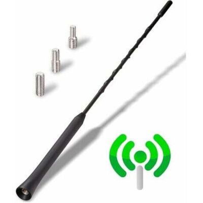 FOCTRO Antena De Coche Potente - Antena De Radio Universal - Recepción Fm/dab De Alta Calidad - Antena De Techo De Coche De 28 Cm FOCTRO Antena De Coche Potente - Antena De Radio Universal - Recepción Fm/dab De Alta Calidad - Antena De Techo De Coche De 28 Cm