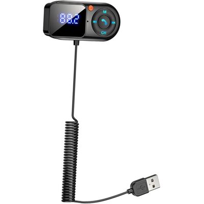 OEM Transmisor Fm Bluetooth Para Coche, Reproductor Mp3 Manos Libres, Kit Adaptador De Radio Con Pantalla Lcd Y Entrada Auxiliar. OEM Transmisor Fm Bluetooth Para Coche, Reproductor Mp3 Manos Libres, Kit Adaptador De Radio Con Pantalla Lcd Y Entrada Auxiliar.