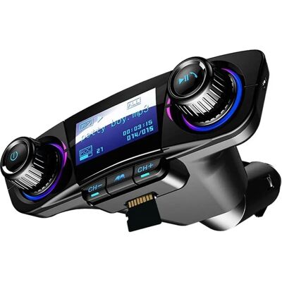 KEABBA Transmisor/modulador Fm Bluetooth 5.0, Kit Manos Libres Para Coche, Tf, Usb, Música, Aux, Audio, Reproductor Mp3 KEABBA Transmisor/modulador Fm Bluetooth 5.0, Kit Manos Libres Para Coche, Tf, Usb, Música, Aux, Audio, Reproductor Mp3
