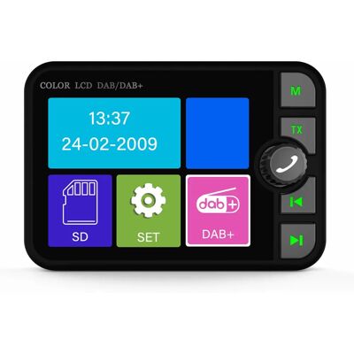KEABBA Radio Para Coche Con Reproductor Mp3, Pantalla Lcd De 2,4 Pulgadas, Radio Fm, Dab+, Bluetooth 5.0 Y Reproductor De Audio Digital. KEABBA Radio Para Coche Con Reproductor Mp3, Pantalla Lcd De 2,4 Pulgadas, Radio Fm, Dab+, Bluetooth 5.0 Y Reproductor De Audio Digital.