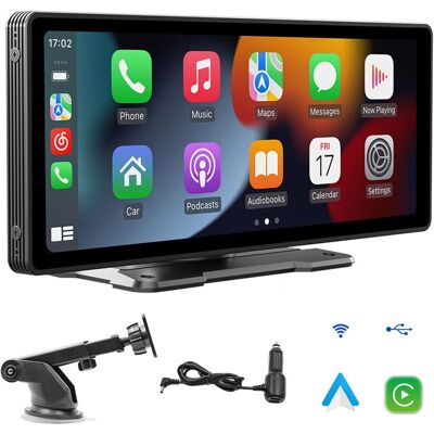 OEM Pantalla Portátil Inalámbrica Para Coche Con Apple Carplay Y Android Auto, Pantalla Táctil Ips Hd De 9,3 Pulgadas, Compatible Con Cámara De Visión Trasera 1080p Y Transmisor Bluetooth/aux/fm. OEM Pantalla Portátil Inalámbrica Para Coche Con Apple Carplay Y Android Auto, Pantalla Táctil Ips Hd De 9,3 Pulgadas, Compatible Con Cámara De Visión Trasera 1080p Y Transmisor Bluetooth/aux/fm.