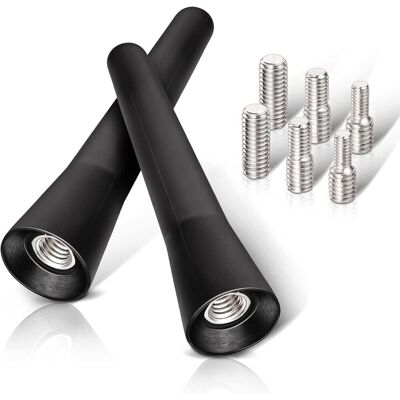 DPZO Antena Fm Dab Para Coche, Miniantena Corta De 6,5 Cm Con Potente Recepción Fm/am/dab (2 Unidades) DPZO Antena Fm Dab Para Coche, Miniantena Corta De 6,5 Cm Con Potente Recepción Fm/am/dab (2 Unidades)