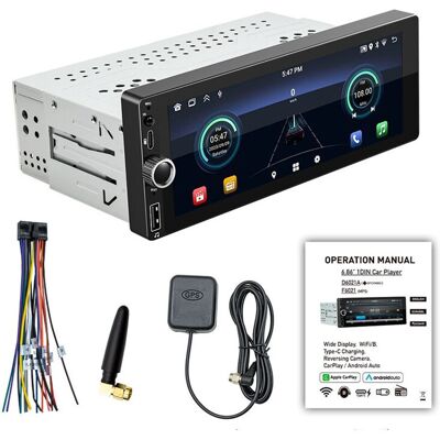 OEM Reproductor Mp5 Para Coche De 6,86 Pulgadas, 1 Din, Pantalla Portátil, Navegación, Carplay Inalámbrico, Android Auto, 2+64 Gb OEM Reproductor Mp5 Para Coche De 6,86 Pulgadas, 1 Din, Pantalla Portátil, Navegación, Carplay Inalámbrico, Android Auto, 2+64 Gb