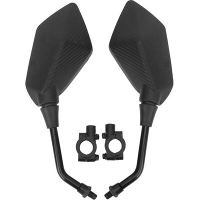 OEM Espejo Retrovisor De Fibra De Carbono Para Motocicleta, 2 Piezas, 22 Mm, Espejo Universal Para Manillar De Scooter Y Atv. OEM Espejo Retrovisor De Fibra De Carbono Para Motocicleta, 2 Piezas, 22 Mm, Espejo Universal Para Manillar De Scooter Y Atv.