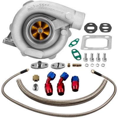 OEM Turbocompresor Mecanizado, Brida T3/t4, Turbina De 63 A/r, Brida De Escape De 5 Tornillos, Hasta 400 Hp, Refrigerado Por Aceite. OEM Turbocompresor Mecanizado, Brida T3/t4, Turbina De 63 A/r, Brida De Escape De 5 Tornillos, Hasta 400 Hp, Refrigerado Por Aceite.