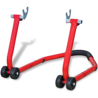 vidaXL Soporte trasero para motocicleta rojo - Soporte de motocicleta vidaXL Soporte trasero para motocicleta rojo - Soporte de motocicleta