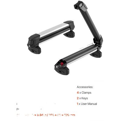 OEM Portaesquís, Capacidad Para 4 Tablas De Snowboard O 6 Pares De Esquís, Mecanismo De Bloqueo, Todo Incluido 4 OEM Portaesquís, Capacidad Para 4 Tablas De Snowboard O 6 Pares De Esquís, Mecanismo De Bloqueo, Todo Incluido 4