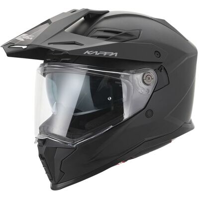 OEM Casco Kappa 2024/12 Kv33 Sólido Para Enduro Y Off-road, Con Pantalla Y Visera, Negro Mate, Talla 60 / L (homologación Ece 22r06). OEM Casco Kappa 2024/12 Kv33 Sólido Para Enduro Y Off-road, Con Pantalla Y Visera, Negro Mate, Talla 60 / L (homologación Ece 22r06).