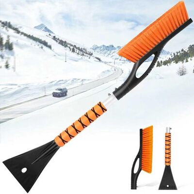 OEM Cepillo Para Nieve Y Rascador De Hielo, Herramienta De Invierno De 68,5 Cm (27 Pulgadas), Naranja, Para Una Conducción Segura, Fácil De Guardar OEM Cepillo Para Nieve Y Rascador De Hielo, Herramienta De Invierno De 68,5 Cm (27 Pulgadas), Naranja, Para Una Conducción Segura, Fácil De Guardar