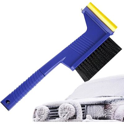 OEM Cepillo Para Nieve De Coche - Rascador De Hielo Para Ventanas - Preparación Del Coche Para El Invierno - Doble Función - 27,6 Cm - Azul OEM Cepillo Para Nieve De Coche - Rascador De Hielo Para Ventanas - Preparación Del Coche Para El Invierno - Doble Función - 27,6 Cm - Azul
