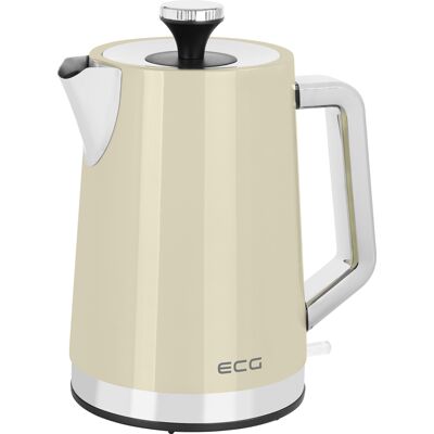 ECG RK 1766 Vintage Vanilla - Hervidor de agua de acero inoxidable 1,7L ECG RK 1766 Vintage Vanilla - Hervidor de agua de acero inoxidable 1,7L