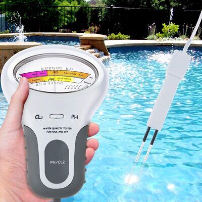 OEM Testeur Eau Piscine - Ph Et Chlore Électronique - Pour Piscine Et Spa Familiaux - Câble 130 Mm - Alimentation Pile Aa - 1 Pièce OEM Testeur Eau Piscine - Ph Et Chlore Électronique - Pour Piscine Et Spa Familiaux - Câble 130 Mm - Alimentation Pile Aa - 1 Pièce