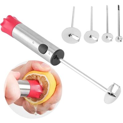 OEM Évideur À Légumes - Acier Inoxydable 304 - 4 Embouts Interchangeables - Pour Courgettes Carottes Pommes De Terre Concombres Tomates - 1 Pièce OEM Évideur À Légumes - Acier Inoxydable 304 - 4 Embouts Interchangeables - Pour Courgettes Carottes Pommes De Terre Concombres Tomates - 1 Pièce