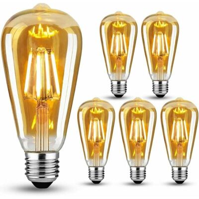 OEM Ampoule Edison - E27 - 4 W - 2500 K - Irc 80 - A++ - Lot De 6 OEM Ampoule Edison - E27 - 4 W - 2500 K - Irc 80 - A++ - Lot De 6