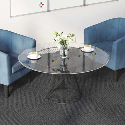 Vidaxl Azulejo De Alfombra Gris Medio 50 X 50 Cm 36 Uds. Vidaxl Azulejo De Alfombra Gris Medio 50 X 50 Cm 36 Uds.