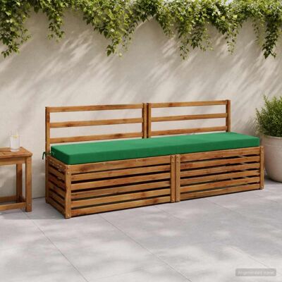 Vidaxl Cojín De Banco Soest 100% Poliéster Verde 200 X 40 X 8 Cm Vidaxl Cojín De Banco Soest 100% Poliéster Verde 200 X 40 X 8 Cm