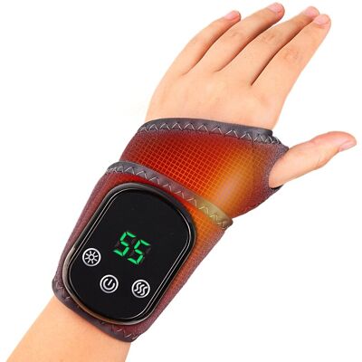 OEM Massager Poignet - Chauffage Et Vibration 2-en-1 - 5 Niveaux Température 40 À 55 °c - 3 Intensités Vibration - Sans Fil Rechargeable - Universel Droit Gauche - Écran Lcd OEM Massager Poignet - Chauffage Et Vibration 2-en-1 - 5 Niveaux Température 40 À 55 °c - 3 Intensités Vibration - Sans Fil Rechargeable - Universel Droit Gauche - Écran Lcd