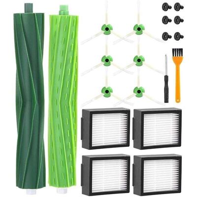 OEM Kit Piezas De Repuesto Para Aspiradora Robot - Cepillo De Goma 1 Unidad - Filtro Hepa 4 Unidades - Cepillo Lateral 6 Unidades - Para Series I E J - 15 Piezas OEM Kit Piezas De Repuesto Para Aspiradora Robot - Cepillo De Goma 1 Unidad - Filtro Hepa 4 Unidades - Cepillo Lateral 6 Unidades - Para Series I E J - 15 Piezas
