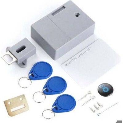 OEM Serrure D'Armoire Intelligente, Sans Trous, Contient 3 Porte-clés Et 1 Carte, Serrure Invisible, Ouverture Électronique Rfid Pour OEM Serrure D'Armoire Intelligente, Sans Trous, Contient 3 Porte-clés Et 1 Carte, Serrure Invisible, Ouverture Électronique Rfid Pour