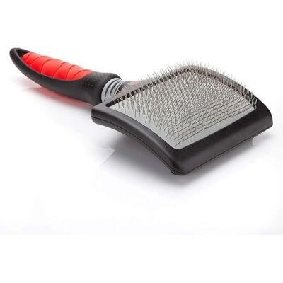OEM Brosse Carde - Tete Flexible Ovale - Longueur 19 Cm - Largeur 9 Cm - Pour Chiens A Poils Longs - 1 Piece OEM Brosse Carde - Tete Flexible Ovale - Longueur 19 Cm - Largeur 9 Cm - Pour Chiens A Poils Longs - 1 Piece