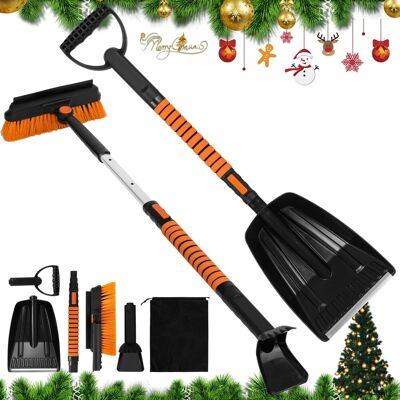 OEM Pala De Nieve Y Raspador De Hielo Extensible 5 En 1 Para Coche, 78,7 Cm-101,6 Cm, Con Raspador, Cabezal De Cepillo Giratorio Y Mango De Espuma Para Parabrisas, Camión Y Suv. OEM Pala De Nieve Y Raspador De Hielo Extensible 5 En 1 Para Coche, 78,7 Cm-101,6 Cm, Con Raspador, Cabezal De Cepillo Giratorio Y Mango De Espuma Para Parabrisas, Camión Y Suv.