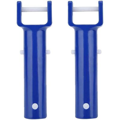 OEM Mango De Cepillo Con Cabeza En V Para Cepillos De Piscina, Accesorio De Repuesto Para Mango De Cabezal De Pinza En V, Fabricado En Plástico Azul, 2 Piezas, Para El Mantenimiento Y La Limpieza De Pisci OEM Mango De Cepillo Con Cabeza En V Para Cepillos De Piscina, Accesorio De Repuesto Para Mango De Cabezal De Pinza En V, Fabricado En Plástico Azul, 2 Piezas, Para El Mantenimiento Y La Limpieza De Pisci