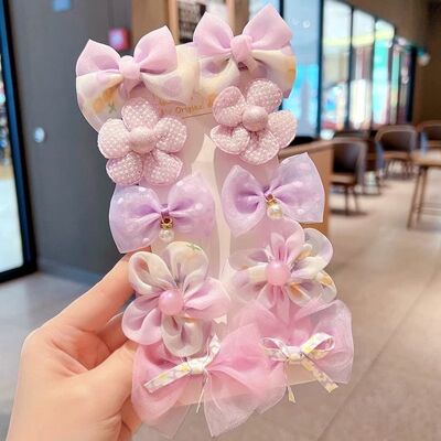 OEM Un Juego De 10 Pinzas Para El Pelo Rosas Con Motivo Floral,fiestas Y Uso Diario,cómodas De Llevar. Lazo Morado OEM Un Juego De 10 Pinzas Para El Pelo Rosas Con Motivo Floral,fiestas Y Uso Diario,cómodas De Llevar. Lazo Morado