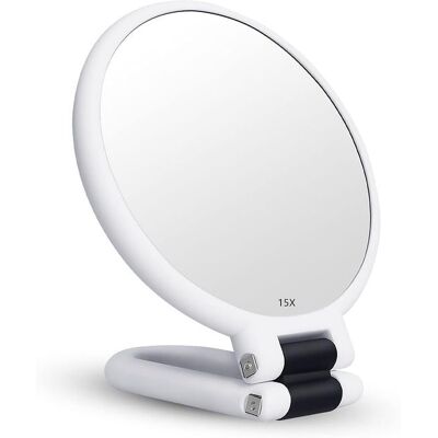 OEM Espejo Plegable De Doble Cara Con Aumento De 15x Y Asa, Espejo De Maquillaje De Mano, Espejo De Paleta De Peluquería, Espejo Plegable Utilizado Para Maquillaje. OEM Espejo Plegable De Doble Cara Con Aumento De 15x Y Asa, Espejo De Maquillaje De Mano, Espejo De Paleta De Peluquería, Espejo Plegable Utilizado Para Maquillaje.